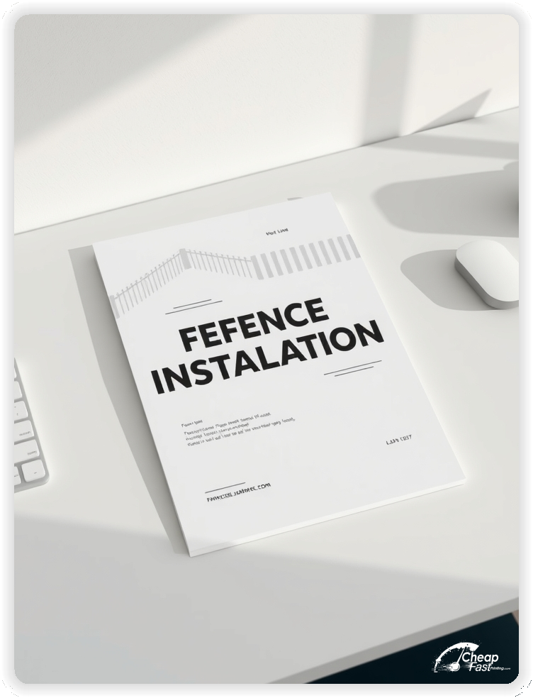 Custom Business Piece 1, Fence Installation advertisements marketing piece