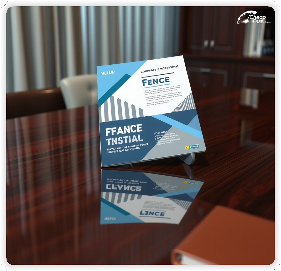 Print Ready Layout 1, Fence Installation brochures layout example