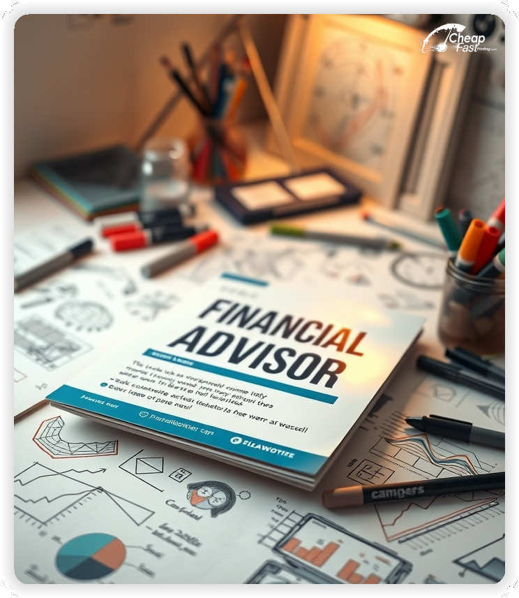 High Quality Leaflet 1, Financial Advisor circulars promotion design