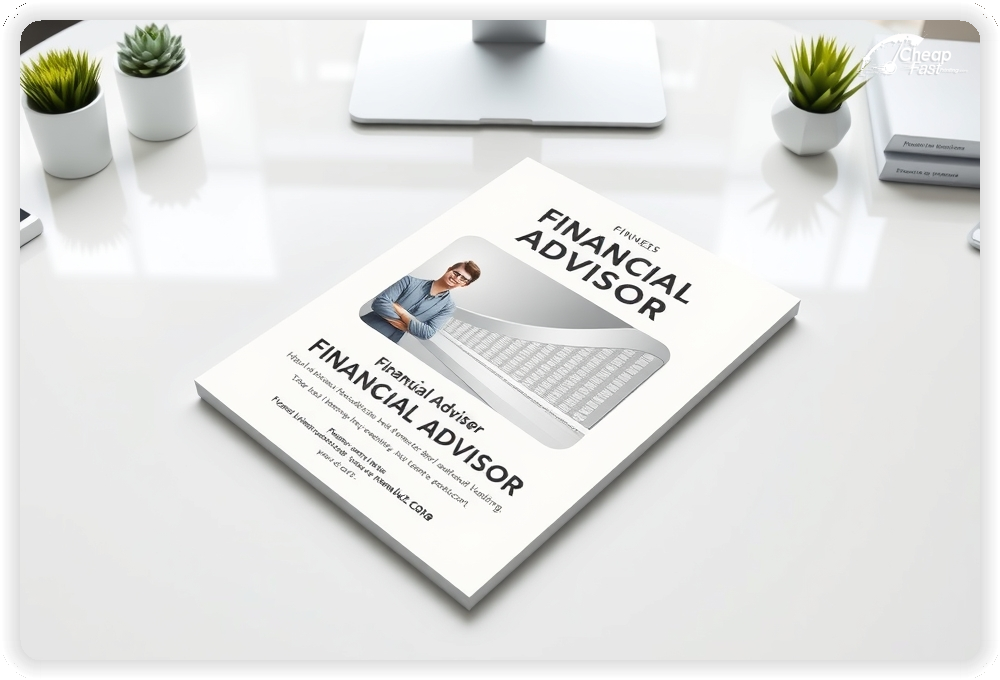 Promo Flyer Sample 1, Financial Advisor leaflets creative layout