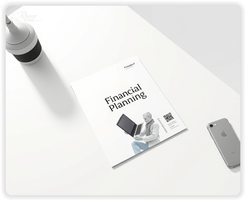 High Quality Leaflet 1, Financial Planning circulars promotion design