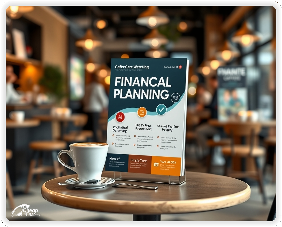 Print Ready Layout 1, Financial Planning brochures layout example