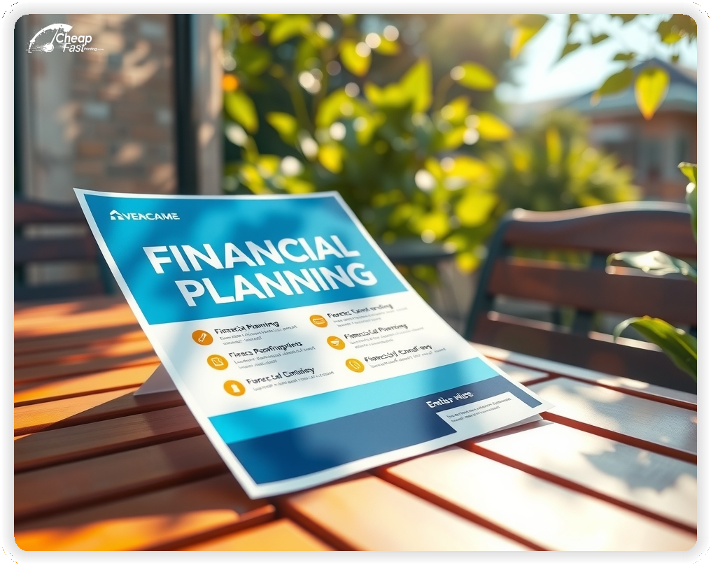 Professional Circular 1, Financial Planning handouts print sample