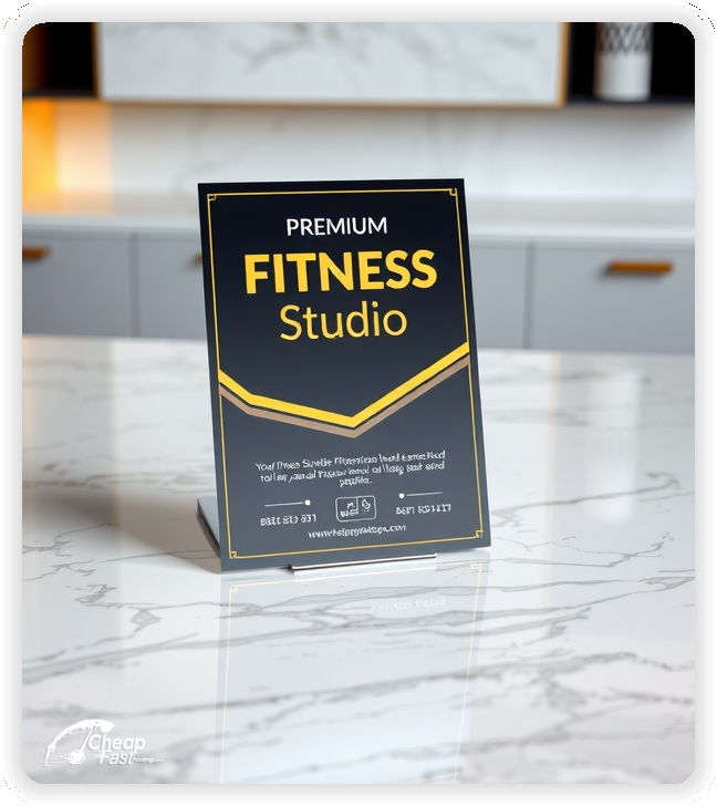 Custom Business Piece 1, Fitness Studio advertisements marketing piece