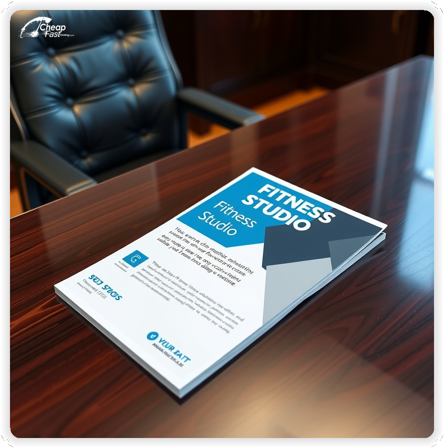 Professional Circular 1, Fitness Studio handouts print sample