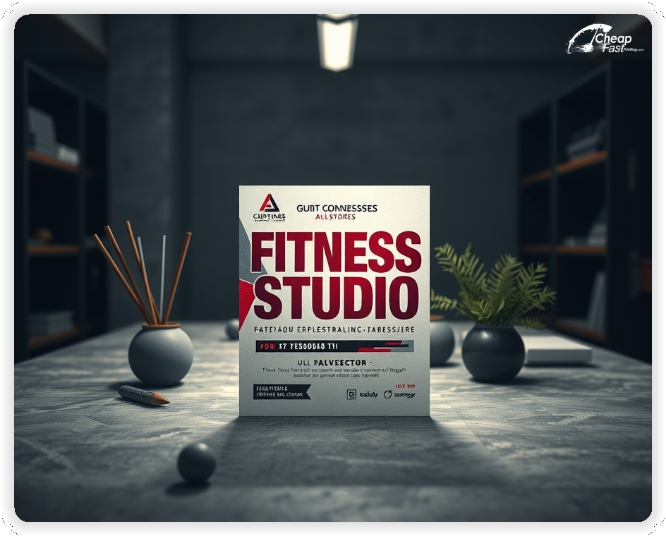 Promotional Material 1, Fitness Studio marketing materials marketing piece
