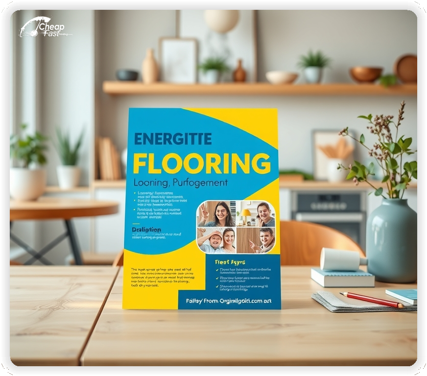 Custom Business Piece 1, Flooring advertisements marketing piece