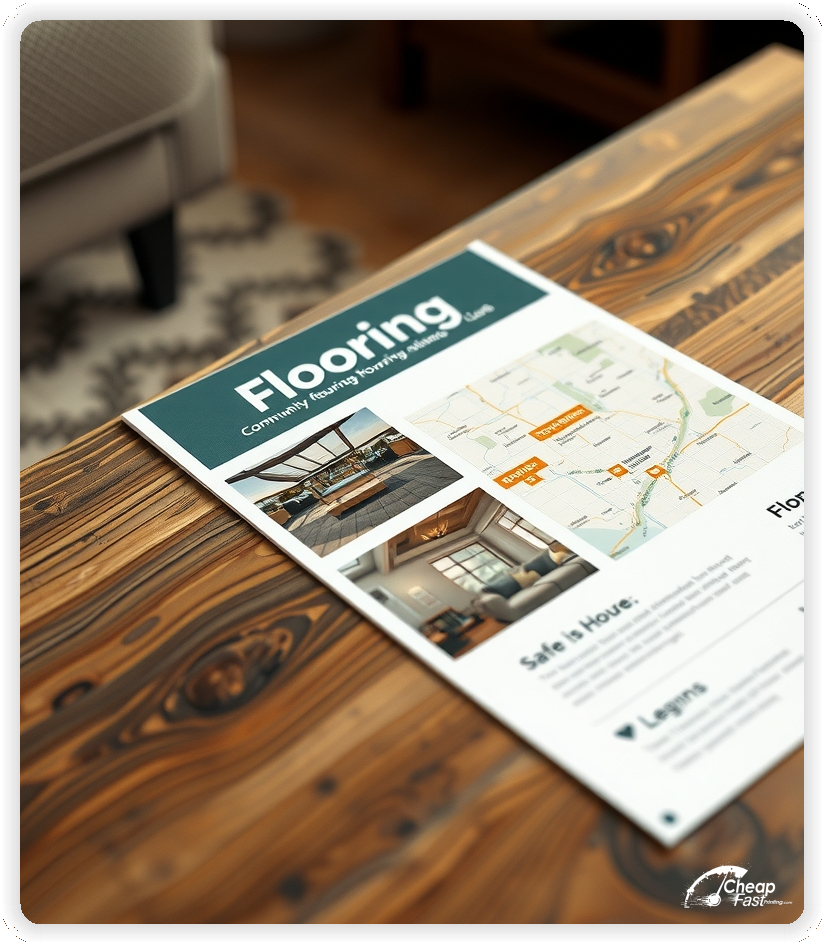 High Quality Leaflet 1, Flooring circulars promotion design