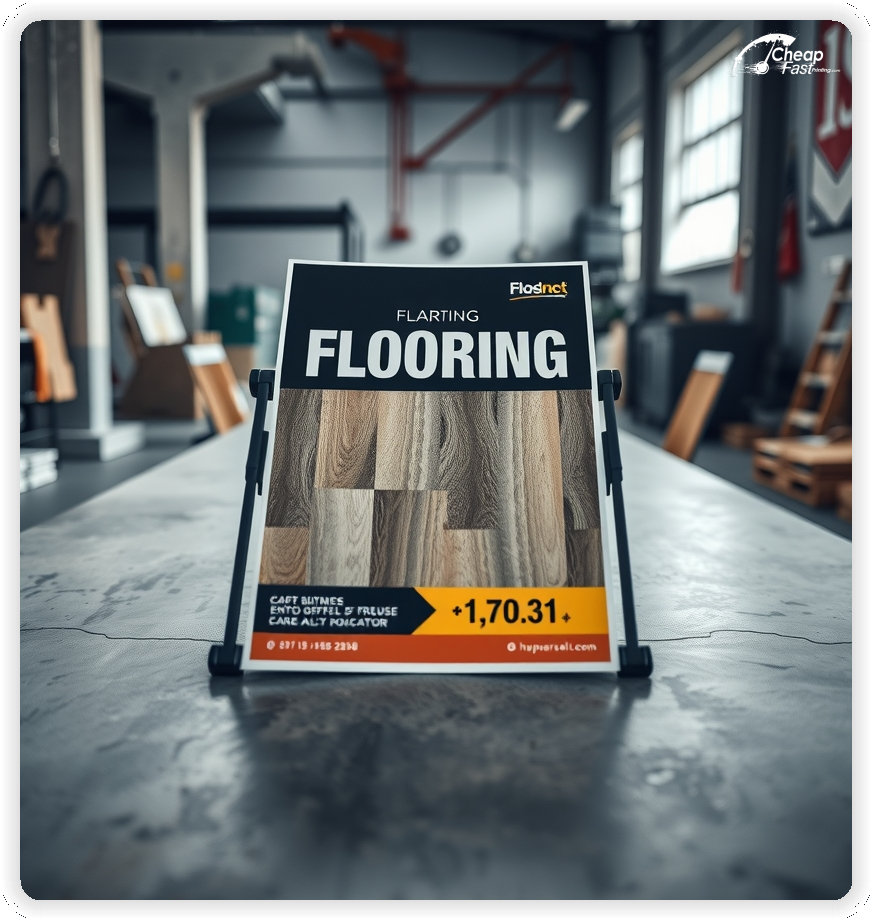 Print Ready Layout 1, Flooring brochures layout example