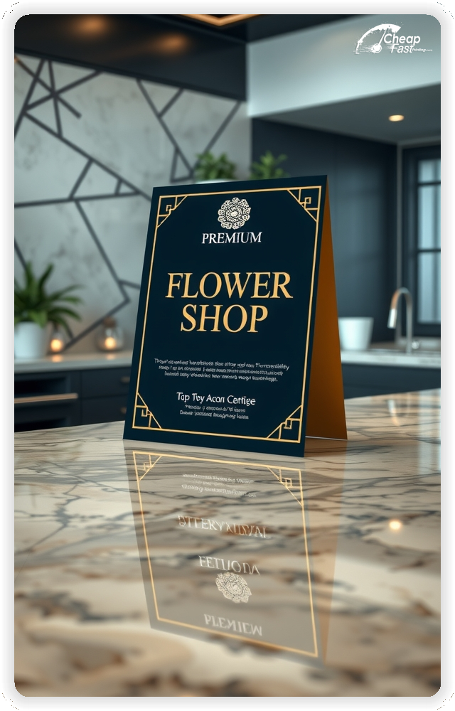 Best Flower Shop Circular, Flower Shop marketing materials print sample