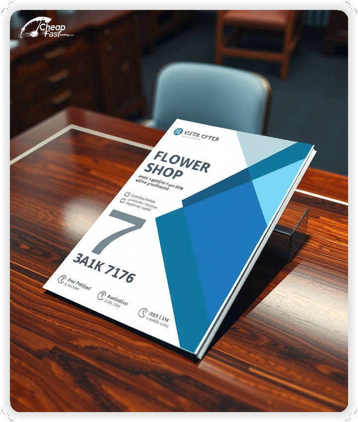 Promotional Material 1, Flower Shop marketing materials marketing piece