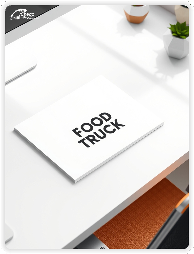 Custom Business Piece 1, Food Truck advertisements marketing piece