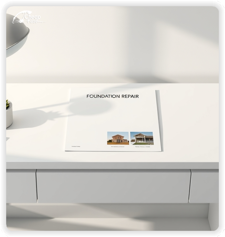 High Quality Leaflet 1, Foundation Repair circulars promotion design