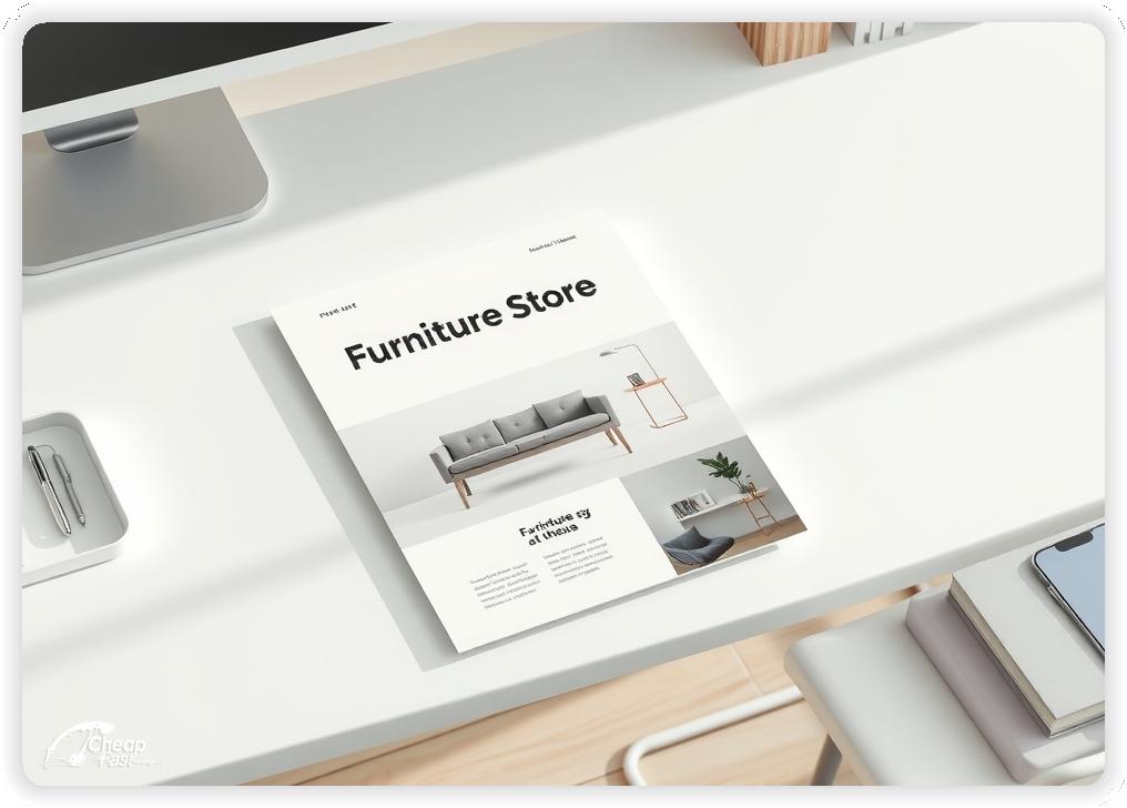 High Quality Leaflet 1, Furniture Store circulars promotion design