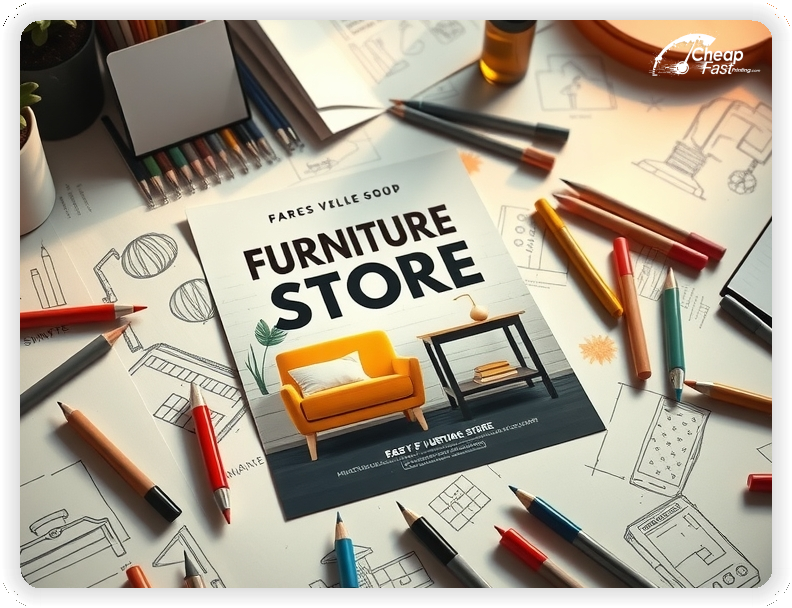 Professional Circular 1, Furniture Store handouts print sample