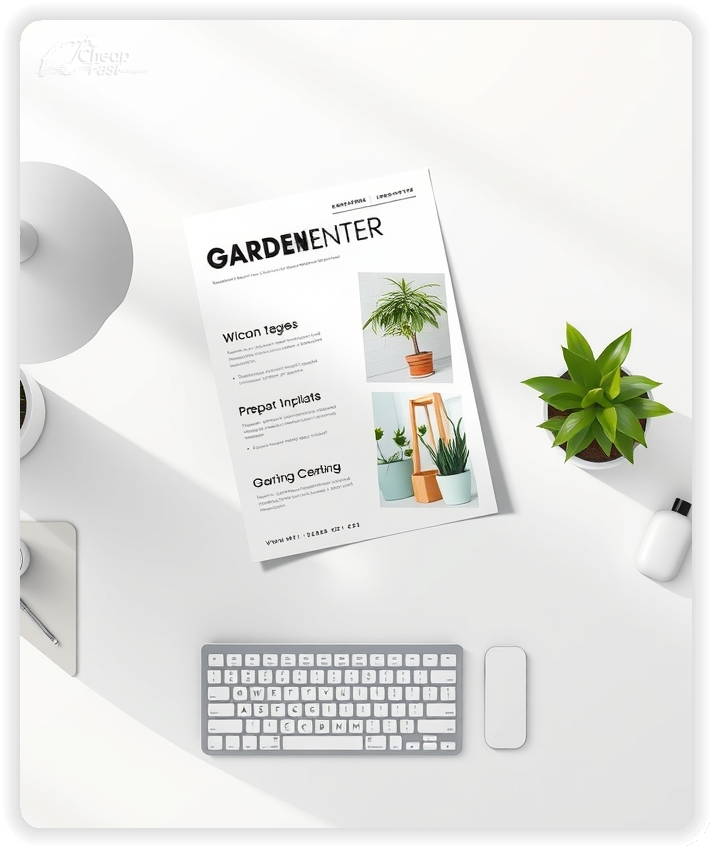 High Quality Leaflet 1, Garden Center circulars promotion design