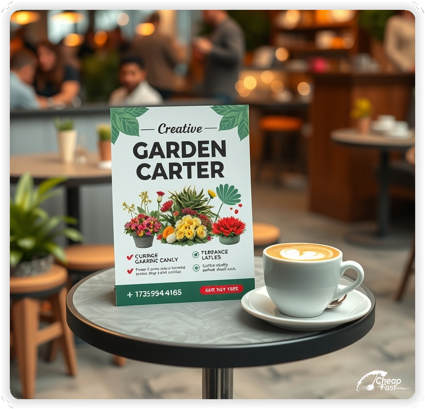 Professional Circular 1, Garden Center handouts print sample