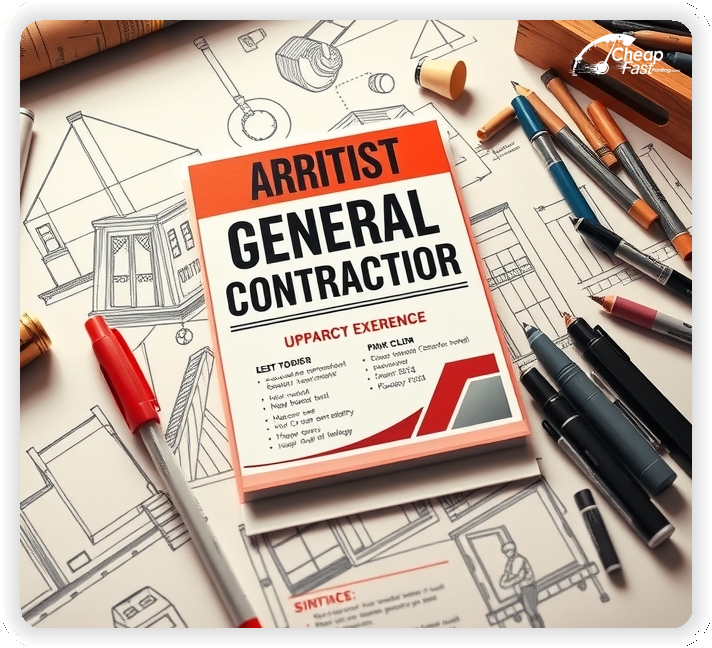 High Quality Leaflet 1, General Contractor circulars promotion design