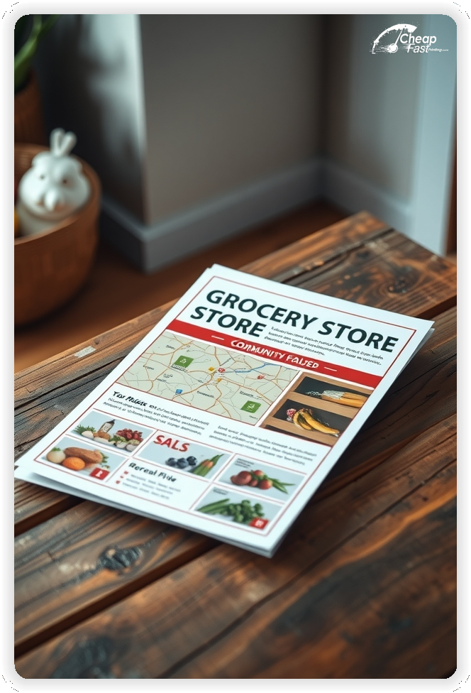 Promotional Material 1, Grocery Store marketing materials marketing piece