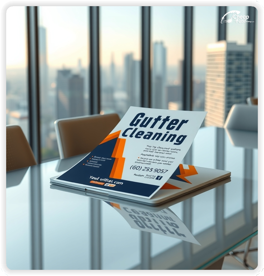 Promotional Material 1, Gutter Cleaning marketing materials marketing piece