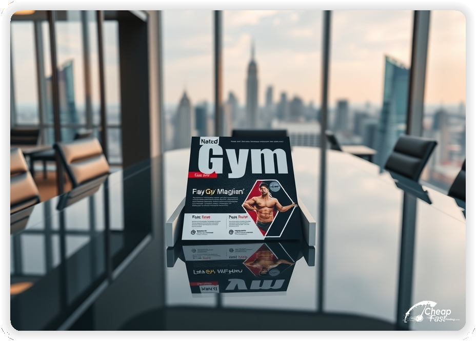 Creative Print Design 1, Gym promo cards creative layout