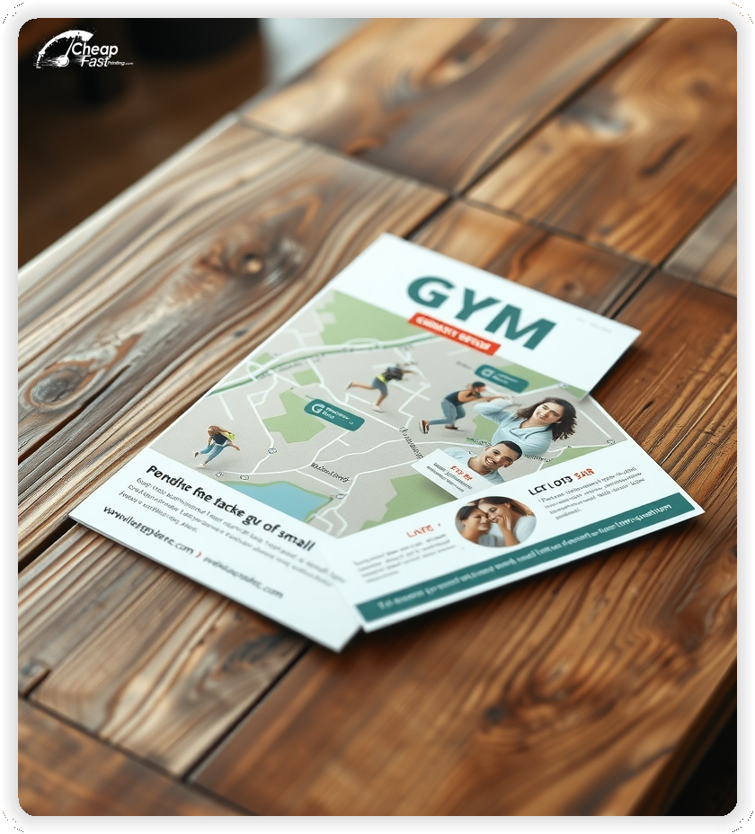 High Quality Leaflet 1, Gym circulars promotion design