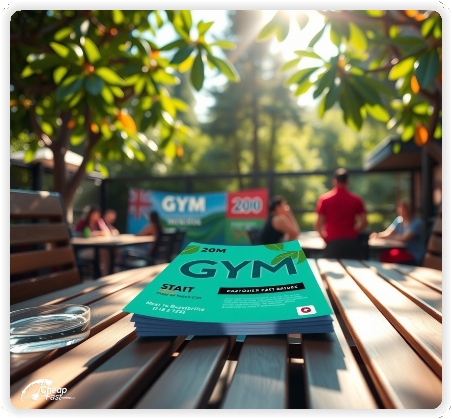 Print Ready Layout 1, Gym brochures layout example