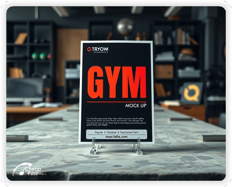 Promotional Material 1, Gym marketing materials marketing piece
