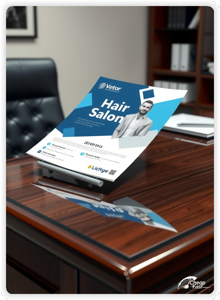 Custom Business Piece 1, Hair Salon advertisements marketing piece