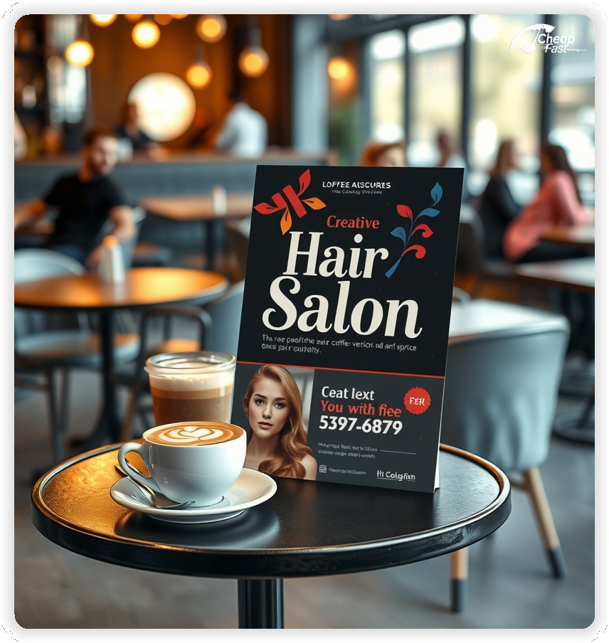 Promotional Material 1, Hair Salon marketing materials marketing piece