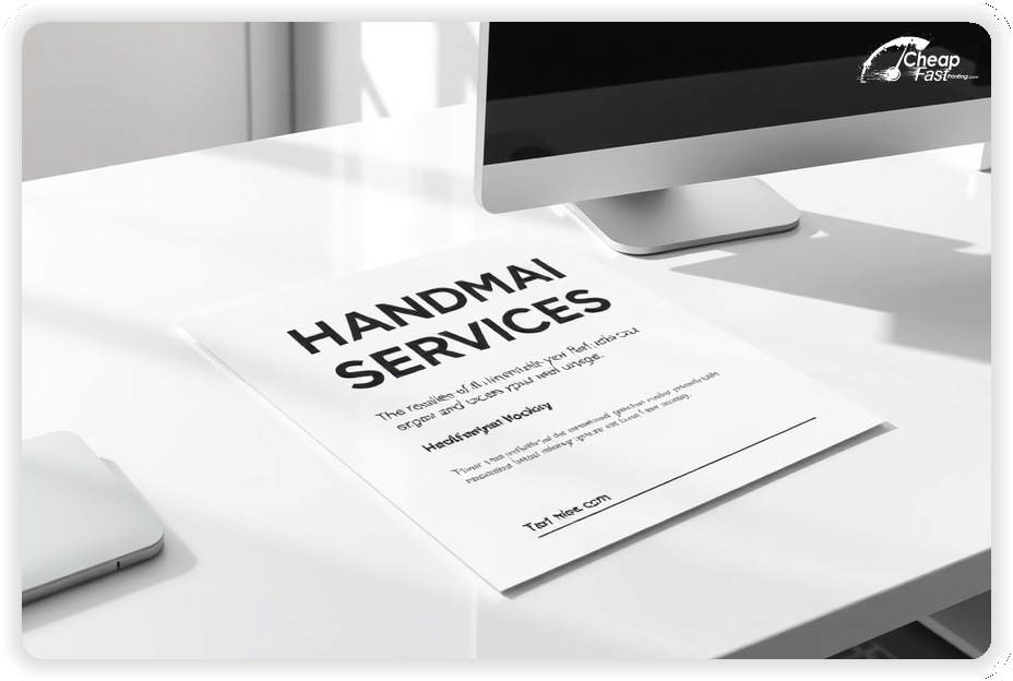 Advertising Brochure 1, Handyman Services leaflets layout example