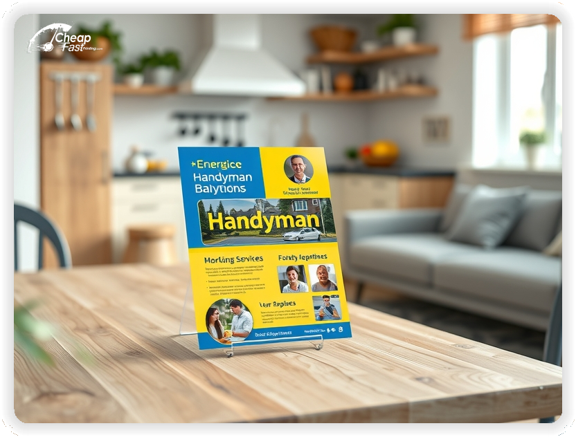 High Quality Leaflet 1, Handyman Services circulars promotion design