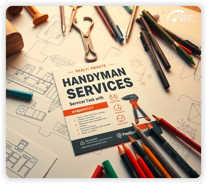 Promo Flyer Sample 1, Handyman Services leaflets creative layout