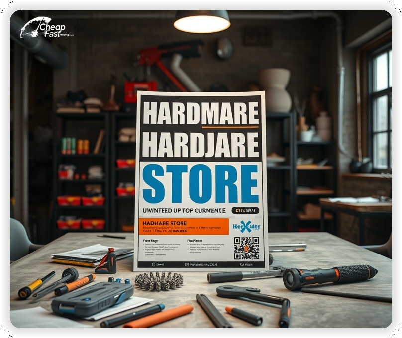 High Quality Leaflet 1, Hardware Store circulars promotion design