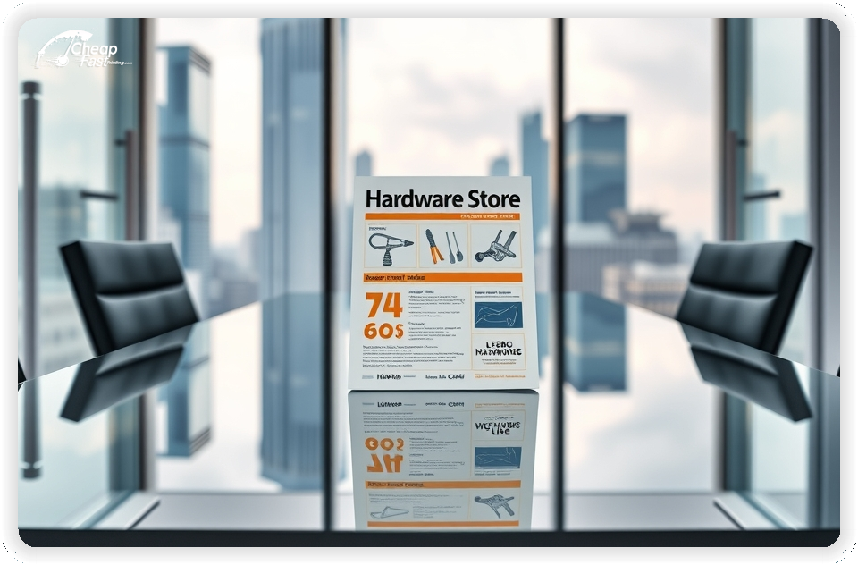 Professional Circular 1, Hardware Store handouts print sample