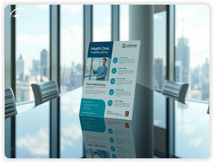 Custom Business Piece 1, Health Clinic advertisements marketing piece