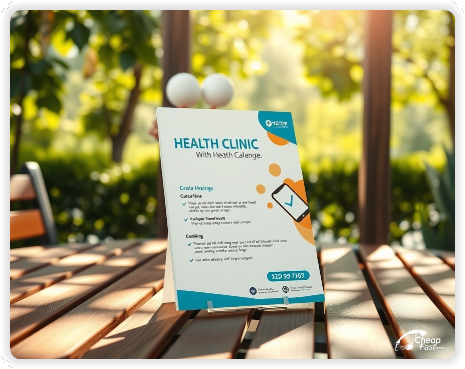 Promo Flyer Sample 1, Health Clinic leaflets creative layout