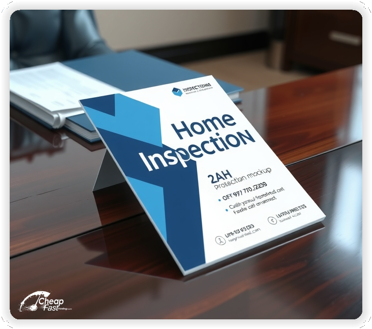 Marketing Handout Design 1, Home Inspection pamphlets design example