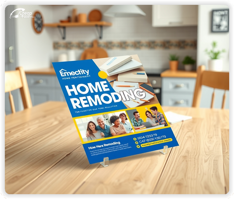 Promotional Material 1, Home Remodeling marketing materials marketing piece