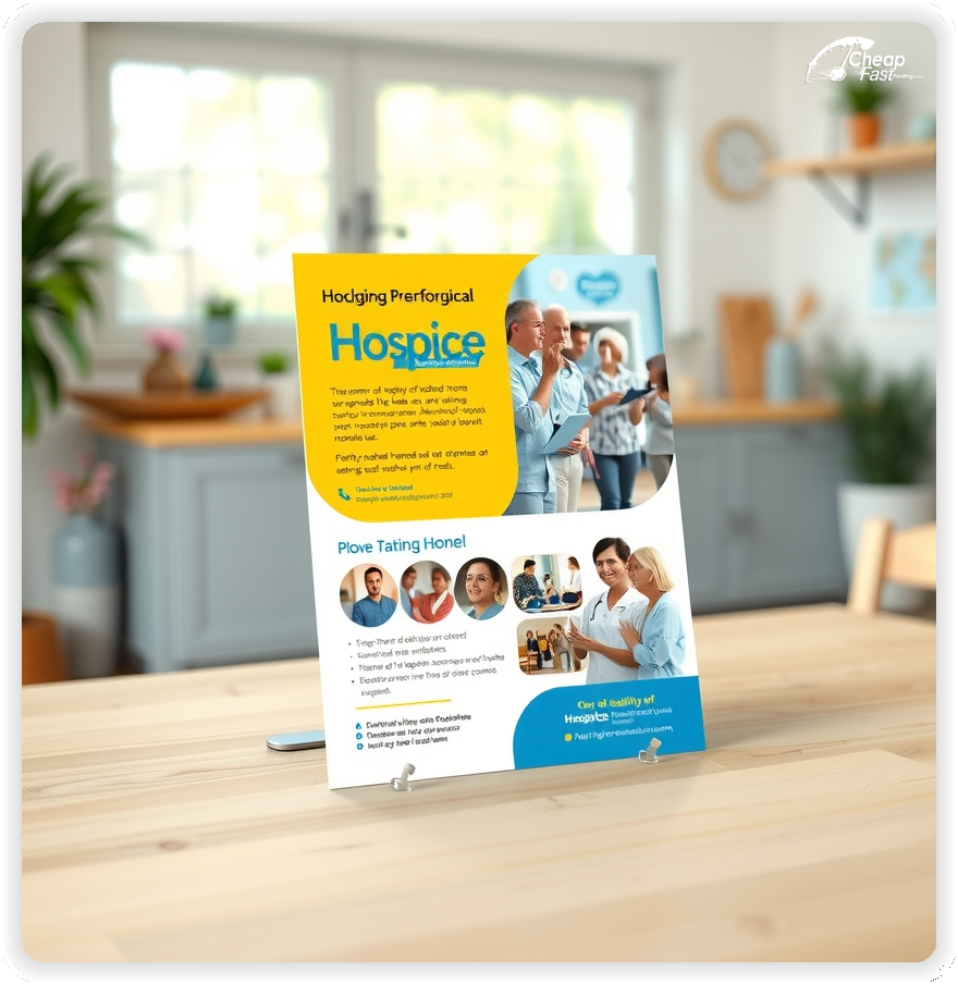 Creative Print Design 1, Hospice promo cards creative layout