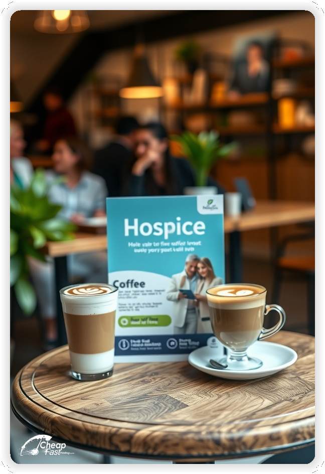 Marketing Handout Design 1, Hospice pamphlets design example