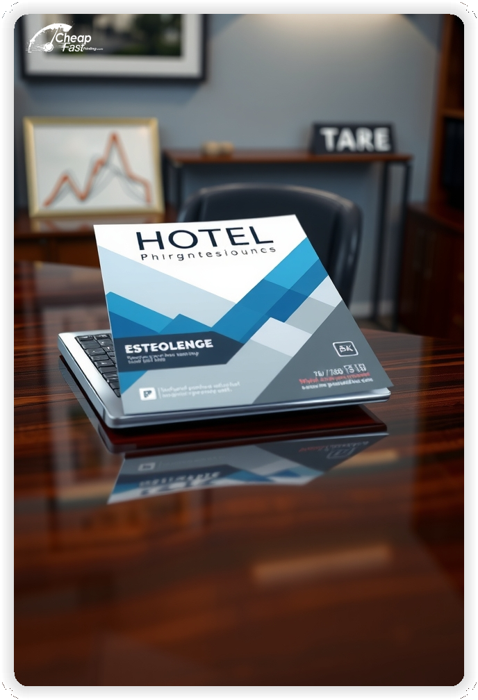 Advertising Brochure 1, Hotel leaflets layout example