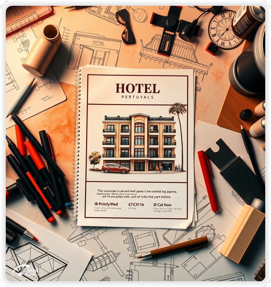 Best Hotel Advertisement, Hotel marketing materials print sample