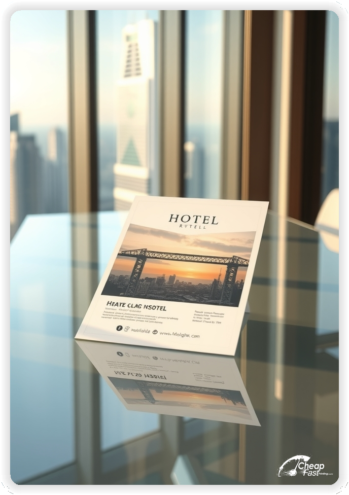 High Quality Leaflet 1, Hotel circulars promotion design