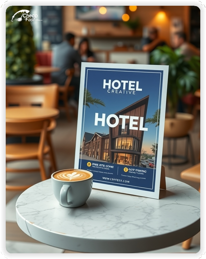Marketing Handout Design 1, Hotel pamphlets design example