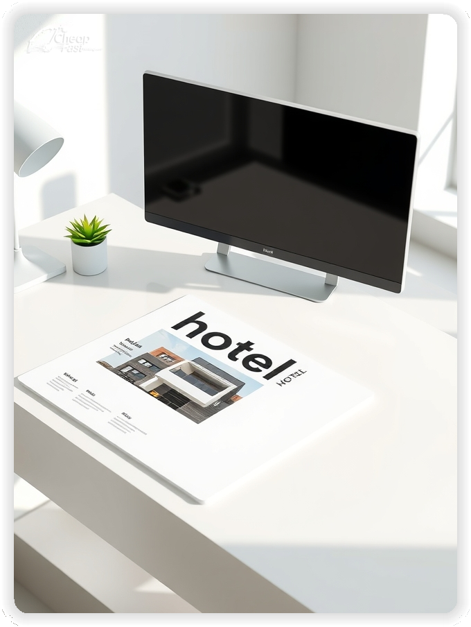 Professional Circular 1, Hotel handouts print sample