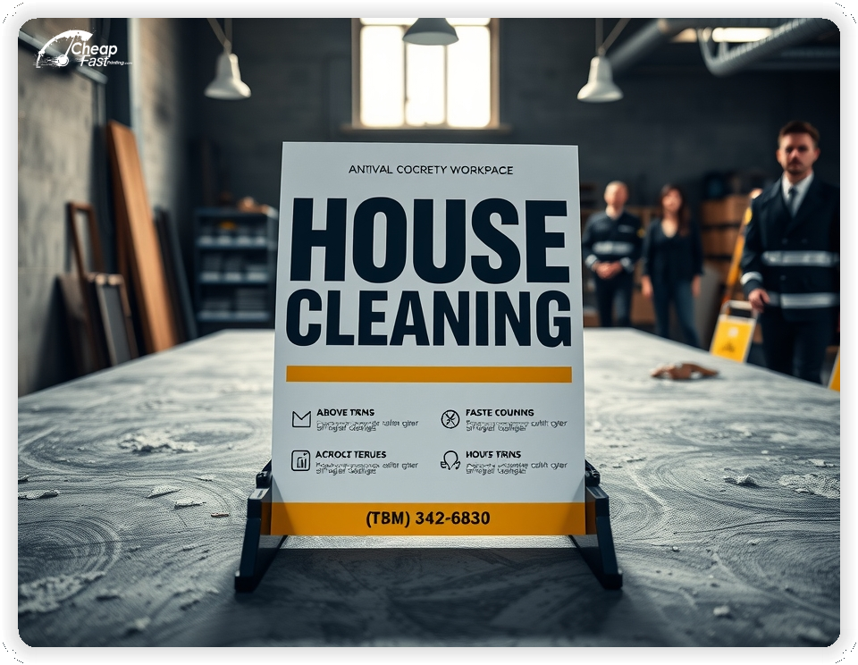 Marketing Handout Design 1, House Cleaning pamphlets design example