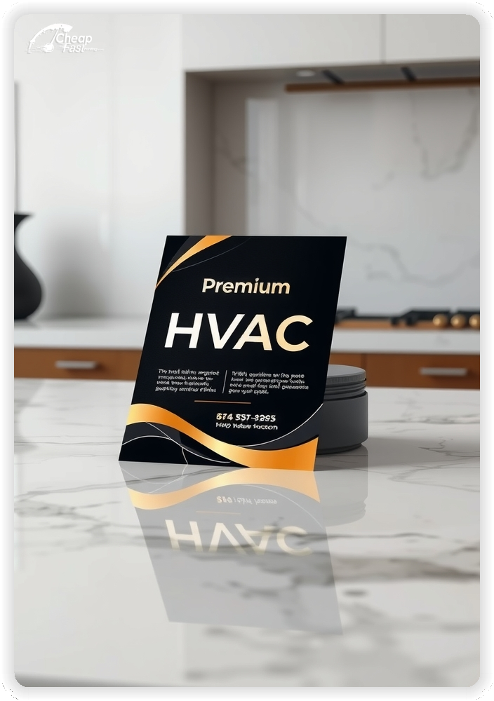 Advertising Brochure 1, Hvac leaflets layout example