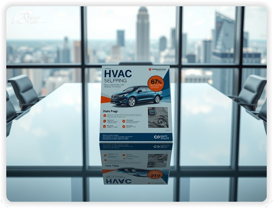 Best Hvac Sheet, Hvac marketing materials print sample