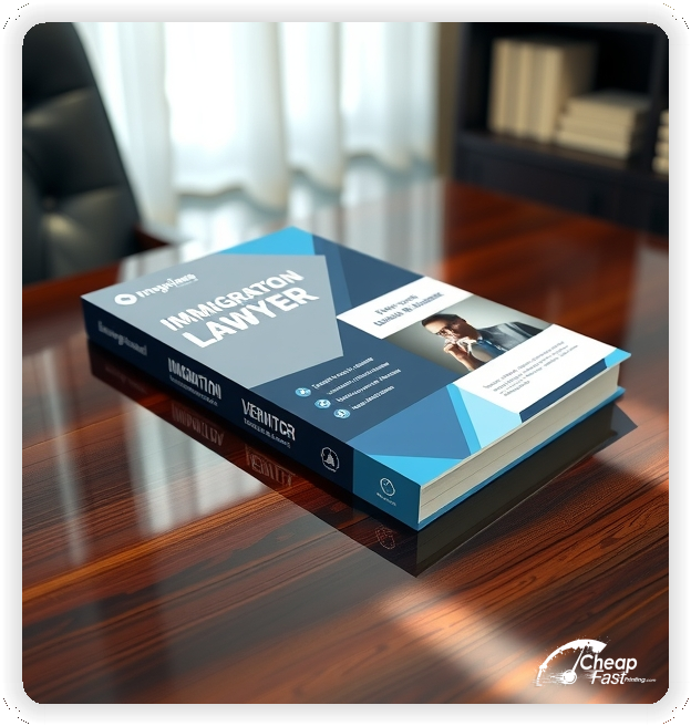 High Quality Leaflet 1, Immigration Lawyer circulars promotion design